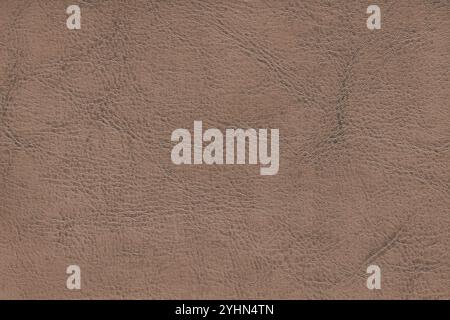 Natural, genuine brown leather texture close up, macro. Structure of matte leatherette, artifical skin surface with embossing pattern. Background, wal Stock Photo