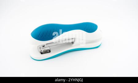 Small stapler on white background Stock Photo