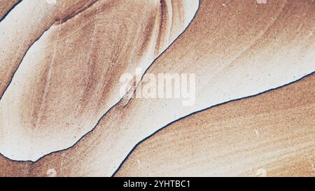 Sandstone Slice Rock Abstract Nature Pattern Textured Backround Stock Photo