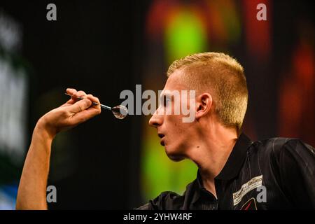 WV Active, Aldersley, Wolverhampton, UK. 12th Nov, 2024. 2024 PDC Grand Slam of Darts, Day 4; Wessel Nijman Credit: Action Plus Sports/Alamy Live News Stock Photo