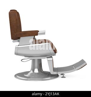 Barber Chair Isolated Stock Photo