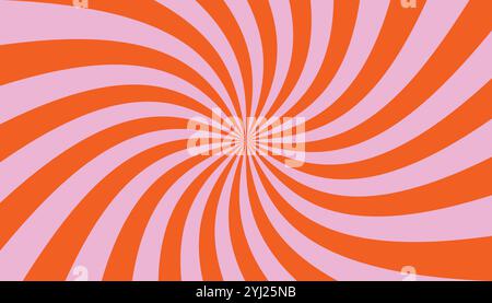 abstract distorted wavy lines surface Radial waves Stock Vector
