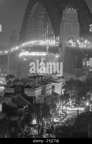 The Sydney suburb of The Rocks, settled at colonization in 1788 ...
