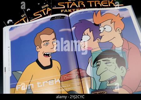 Fun Trek Crew - Star Trek Comic Fan Collection Stock Photo