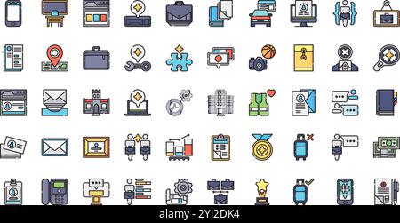 High-Quality Vector Icons Collection with Editable Stroke. Ideal for Professional and Creative Projects. Stock Vector