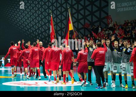 ANKARA TURKEY, November 10, 2024: Turkish Men's Handball national team ...