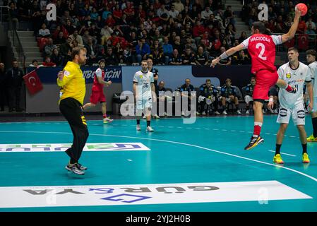 ANKARA TURKEY, November 10, 2024: Turkish Men's Handball national team ...