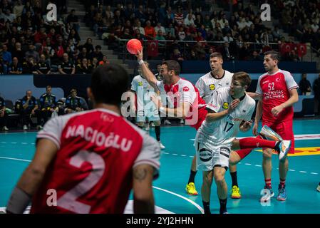 ANKARA TURKEY, November 10, 2024: Turkish Men's Handball national team ...