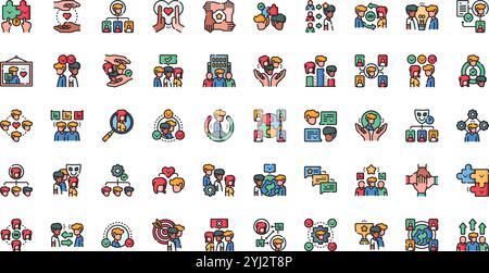 Work relation icons High-Quality Vector Icons Collection with Editable ...