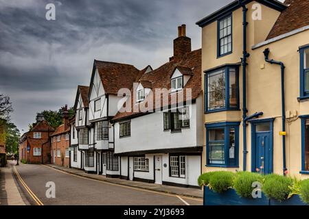 Canterbury, a historic town in Kent, southeastern England. Stock Photo