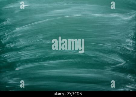 Dusty green chalk black board Stock Photo