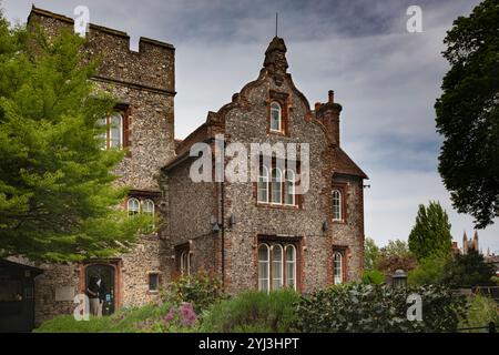 Canterbury, a historic town in Kent, southeastern England. Stock Photo