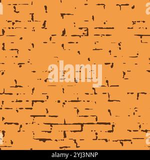 Old wall brick texture. Vector seamless pattern Stock Vector