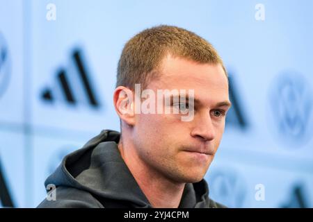 Joshua Kimmich (Deutschland), GER, Pressekonferenz, DFB Fussball Herren Nationalmannschaft Deutschland, am DFB-Campus in Frankfurt am Main, 13.11.2024. Foto: Eibner-Pressefoto/Florian Wiegand Stock Photo