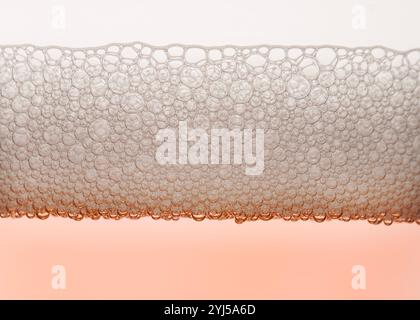 Macro shot of bubbles in wine. High quality photo Stock Photo