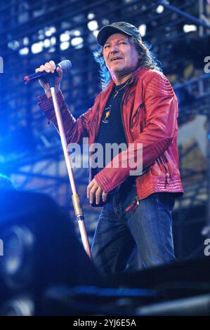 Milan Italy 21/06/2007: Vasco Rossi, Italian singer, during the live ...