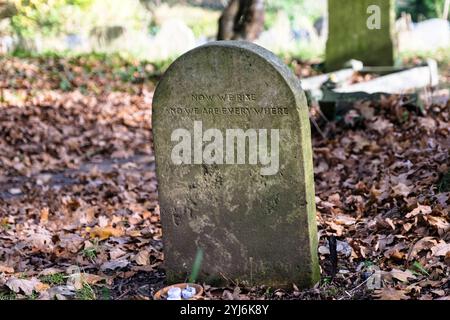 Grave stone of Singer Songwriter Nick Drake, Churchyard of St Mary ...