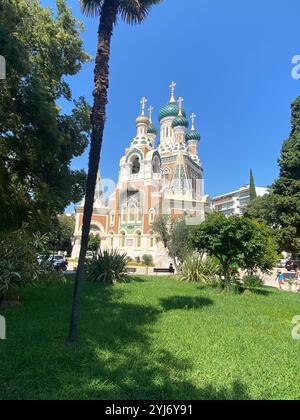 Nizza cathedral Stock Photo