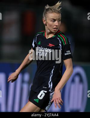 Biella, Italy. 12th Nov, 2024. Leah Williamson of Arsenal during the UEFA Womens Champions League match at Stadio Vittorio Pozzo, Biella. Picture credit should read: Jonathan Moscrop/Sportimage Credit: Sportimage Ltd/Alamy Live News Stock Photo