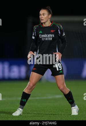 Biella, Italy. 12th Nov, 2024. Caitlin Foord of Arsenal during the UEFA Womens Champions League match at Stadio Vittorio Pozzo, Biella. Picture credit should read: Jonathan Moscrop/Sportimage Credit: Sportimage Ltd/Alamy Live News Stock Photo