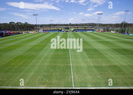 A general view of Wanderers Football Park during the A-League Women Rd2 match between the Wanderers and Adelaide at Wanderers Football Park on Novembe Stock Photo