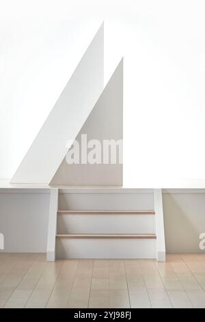 Objects made from combinations of triangles Stock Photo - Alamy