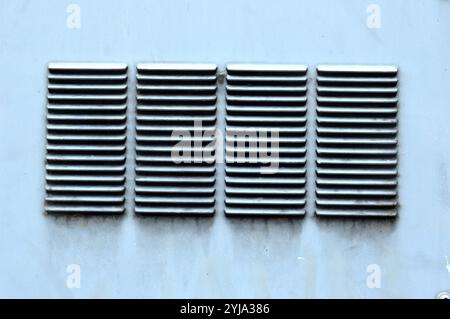air holes on the wall Stock Photo