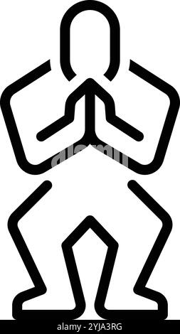 Icon for forgiveness, pardon Stock Vector