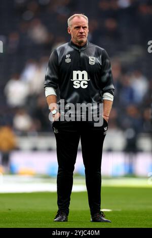 Assistant Manager of Ipswich Town, Martyn Pert- Tottenham Hotspur v Ipswich Town, Premier League, Tottenham Hotspur Stadium, London, UK - 10th November 2024   Editorial Use Only - DataCo restrictions apply Stock Photo