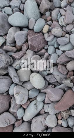 Pebbles on beach Stock Photo