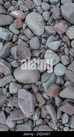 Pebbles on beach Stock Photo