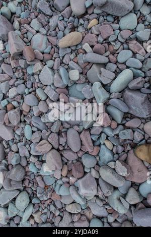Pebbles on beach Stock Photo