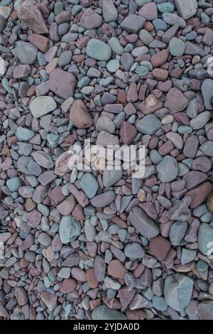 Pebbles on beach Stock Photo