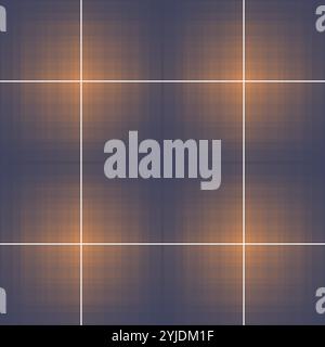 Seamless vector pattern ombre plaid, masculine tartan in navy blue and rusty brown. Vector illustration Stock Vector