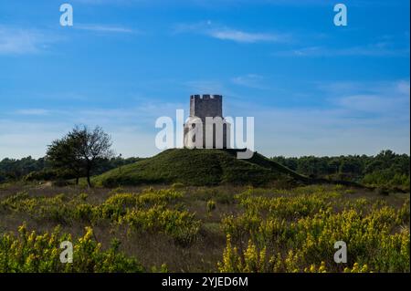 The Church of St. Nicolas in Nin on the island of Vir in Croatia., Die Kirche St. Nicolas in Nin auf der Insel Vir in Kroatien. Stock Photo