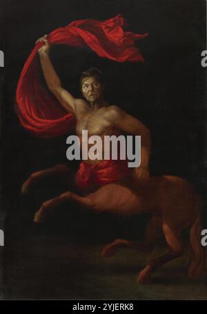 Ronald Reagan as Centaur. Museum: PRIVATE COLLECTION. Author: Komar and Melamid. Copyright: This artwork is not in public domain. It is your responsibility to obtain all necessary third party permissions from the copyright handler in your country prior to publication. Stock Photo