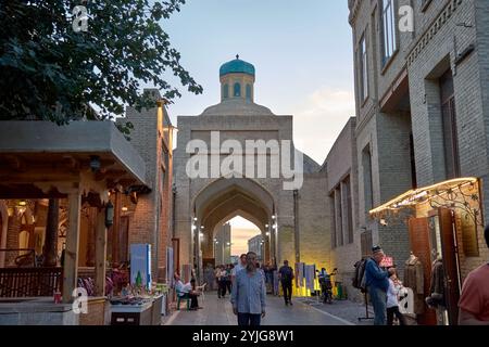 BUKHARA,UZBEKISTAN;SEPTEMBER,19,2024:The Toqi Sarrafon Bazaar in Bukhara, Uzbekistan, is a centuries-old marketplace that was once a hub for money Stock Photo