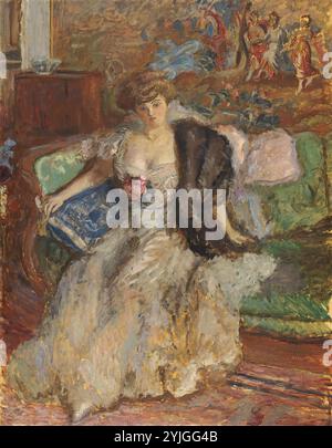 Pierre Bonnard (Fontenay-aux-Roses, 1867-Le Cannet, 1947). Misia Godebska (1908). Oil on canvas. 147.5 x 114.5 cm. Museum: Museo Nacional Thyssen-Bornemisza, Madrid. Stock Photo