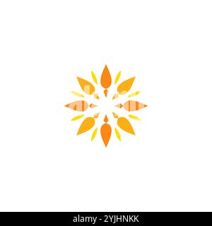 Sun Luxury Logo Design Vector. Sunshine Icon Stock Vector