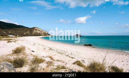 Portinho da Arrabida beach in setubal portugal. Stock Photo