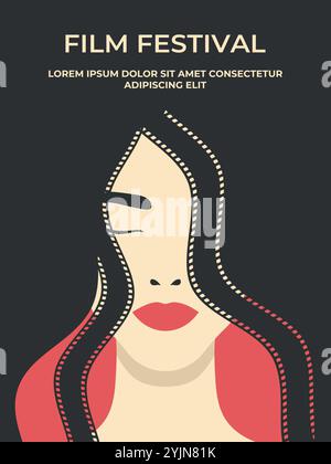 Poster with minimal woman face Stock Vector Image & Art - Alamy