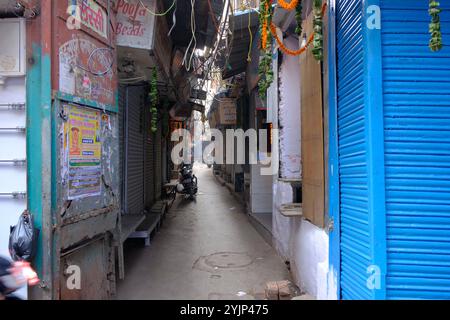 Sidestreet in Delhi Stock Photo