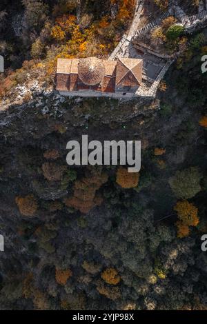 Medieval Asen's Fortress near Asenovgrad, Plovdiv, Bulgaria Stock Photo