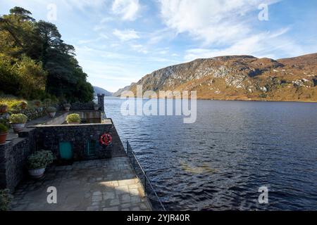 glenveagh national park from the castle jetty, county donegal, republic of ireland Stock Photo