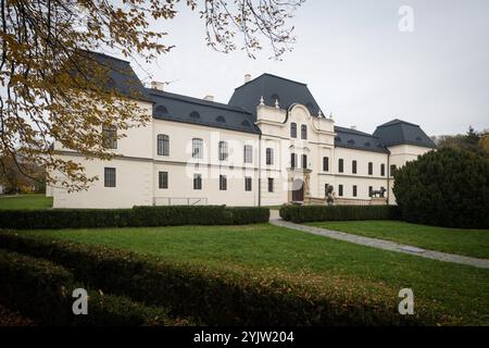 The manor house in Humenne, Slovakia Stock Photo