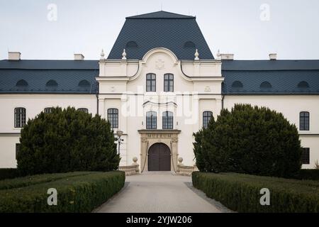 The manor house in Humenne, Slovakia Stock Photo