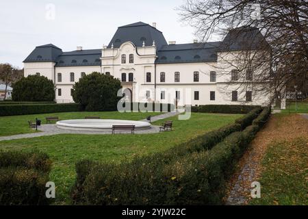 The manor house in Humenne, Slovakia Stock Photo