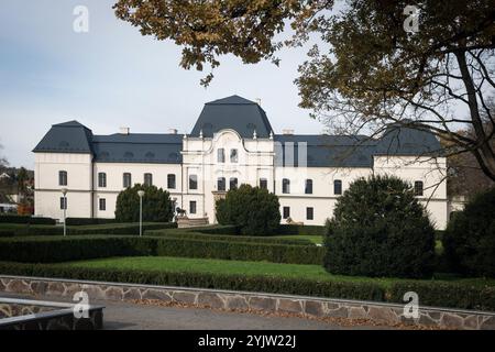 The manor house in Humenne, Slovakia Stock Photo