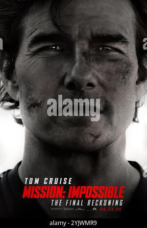 RELEASE DATE: May 23, 2025. TITLE: Mission: Impossible: The Final Reckoning. STUDIO: Paramount Pictures. DIRECTOR: Christopher McQuarrie. PLOT: The 8th entry in the long running Mission Impossible franchise. STARRING: TOM CRUISE as Ethan Hunt poster art. (Credit Image: © Paramount Pictures/Entertainment Pictures/ZUMAPRESS.com) EDITORIAL USAGE ONLY! Not for Commercial USAGE! Stock Photo