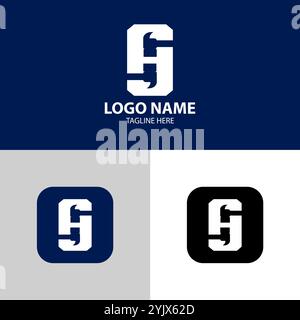 letter S hammer logo design vector Stock Vector